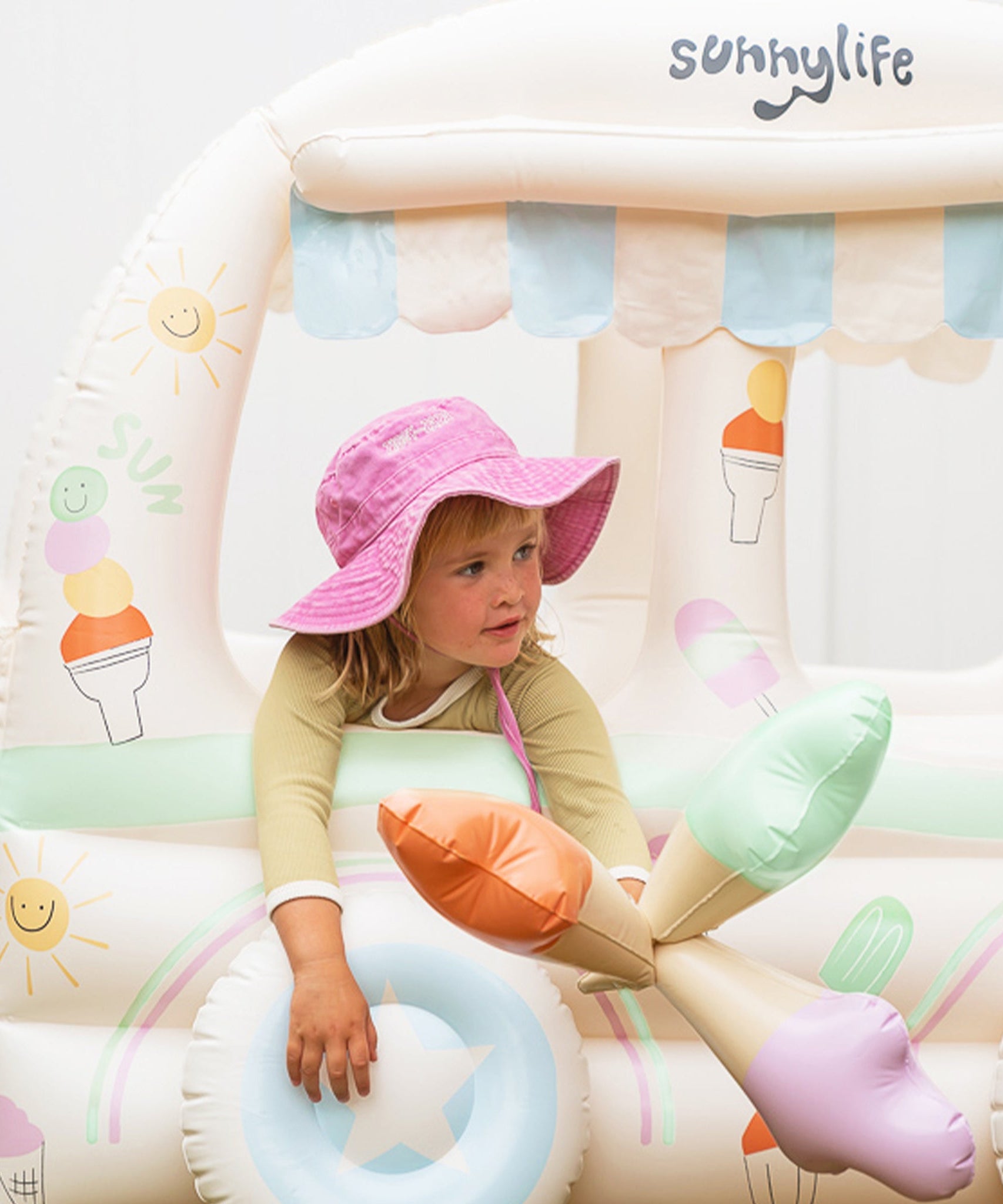Sunnylife - Детский пляжный и садовый надувной игровой набор "Мороженщик"