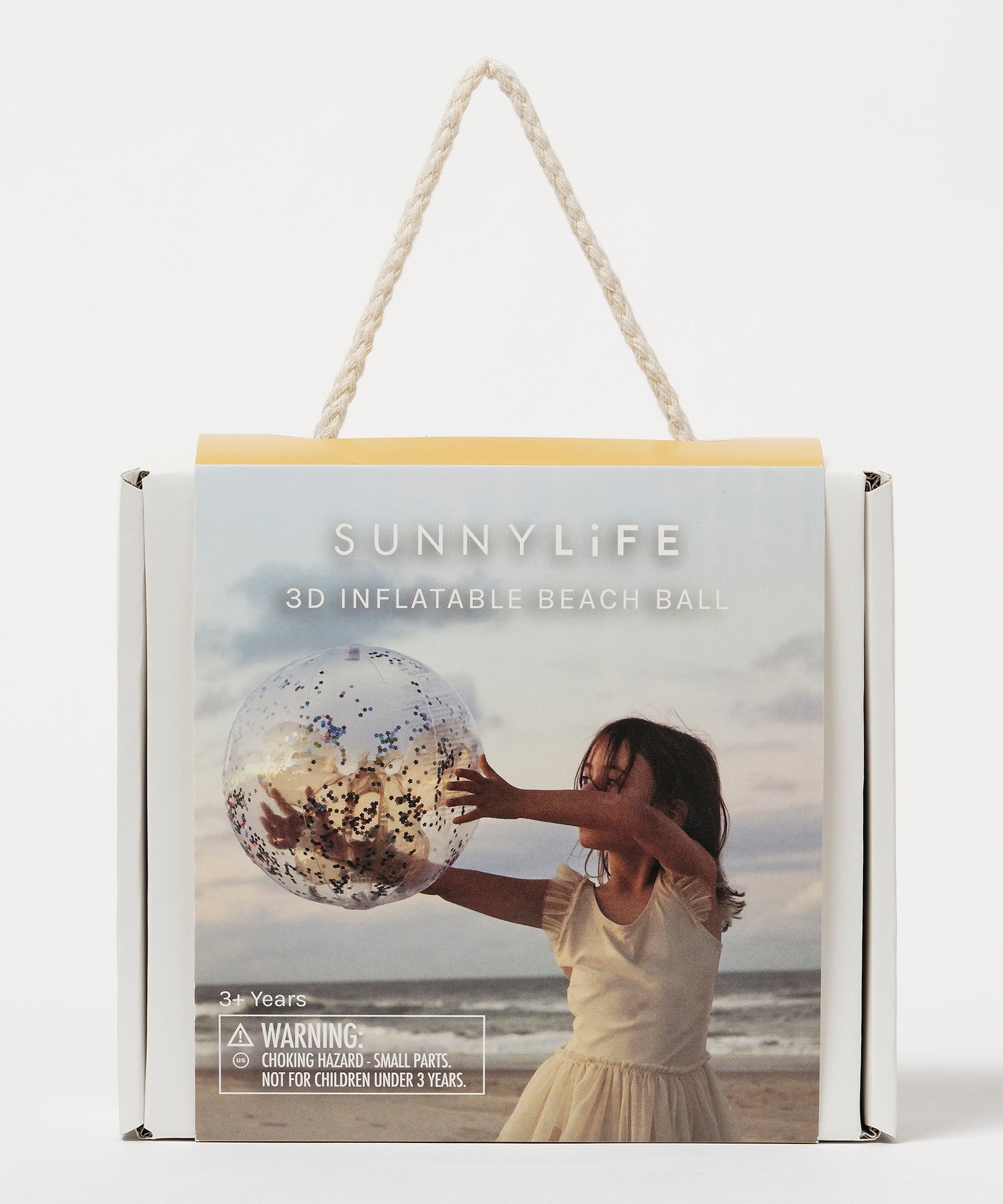 Sunnylife - 3D Надувной пляжный мяч Cotton Candy