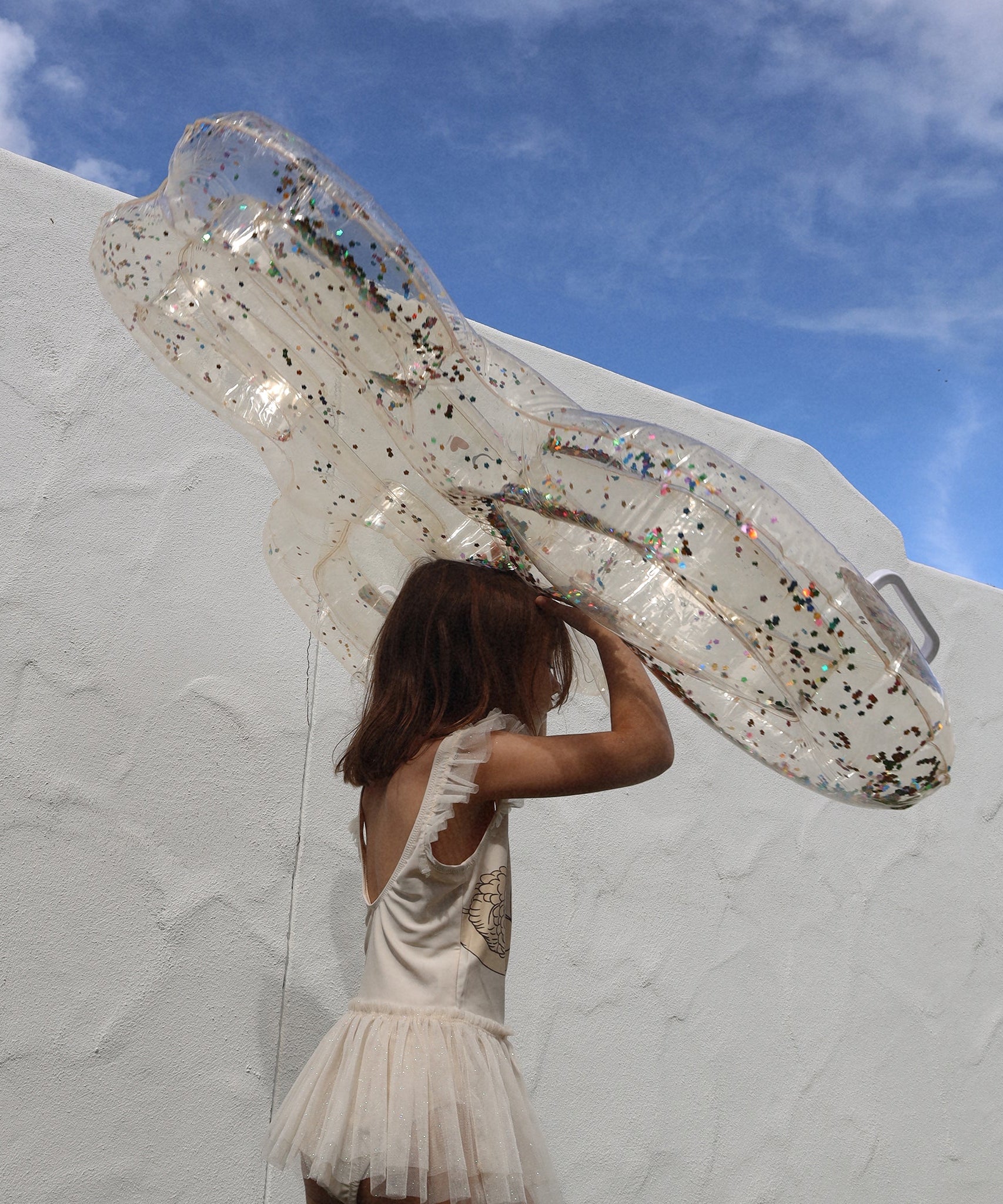 Sunnylife - Cotton Candy Детский надувной матрас в виде бабочки для моря и бассейна