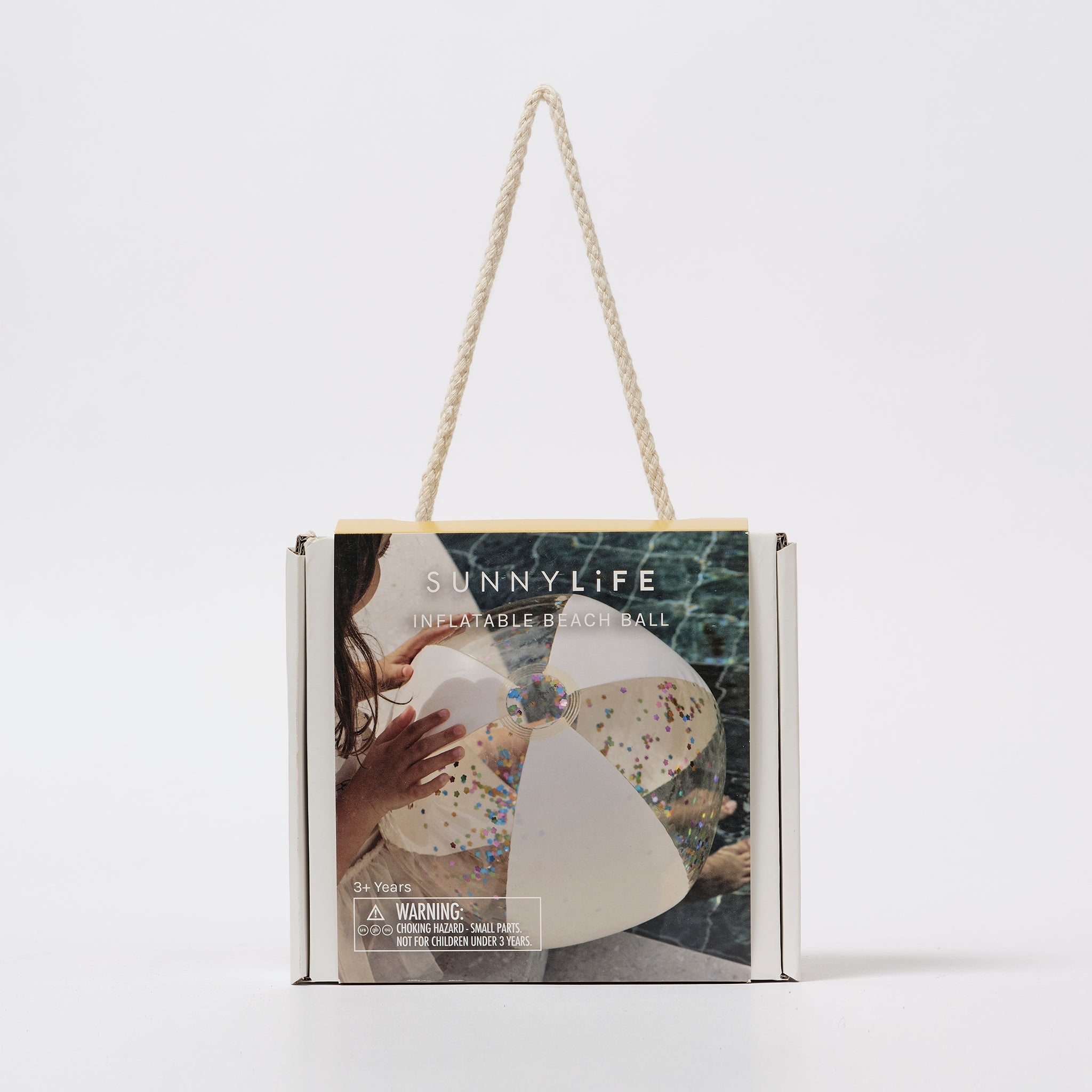 Sunnylife - Cotton Candy Надувной Блестящий Пляжный Мяч