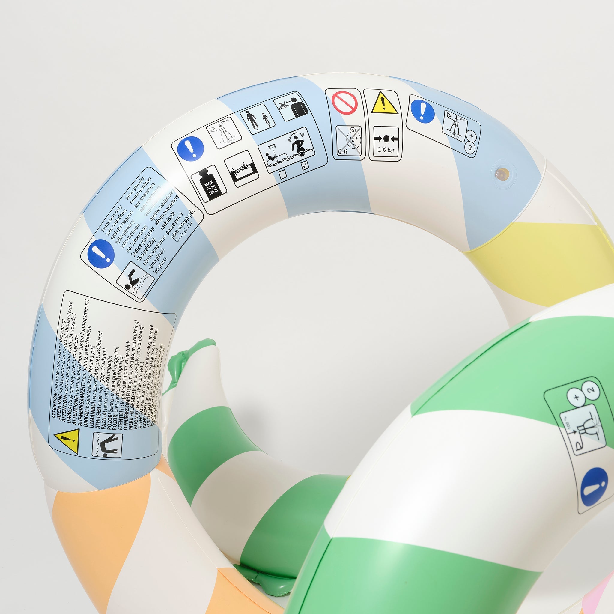 Sunnylife - Огромный надувной бассейн-змея и матрас для развлечений