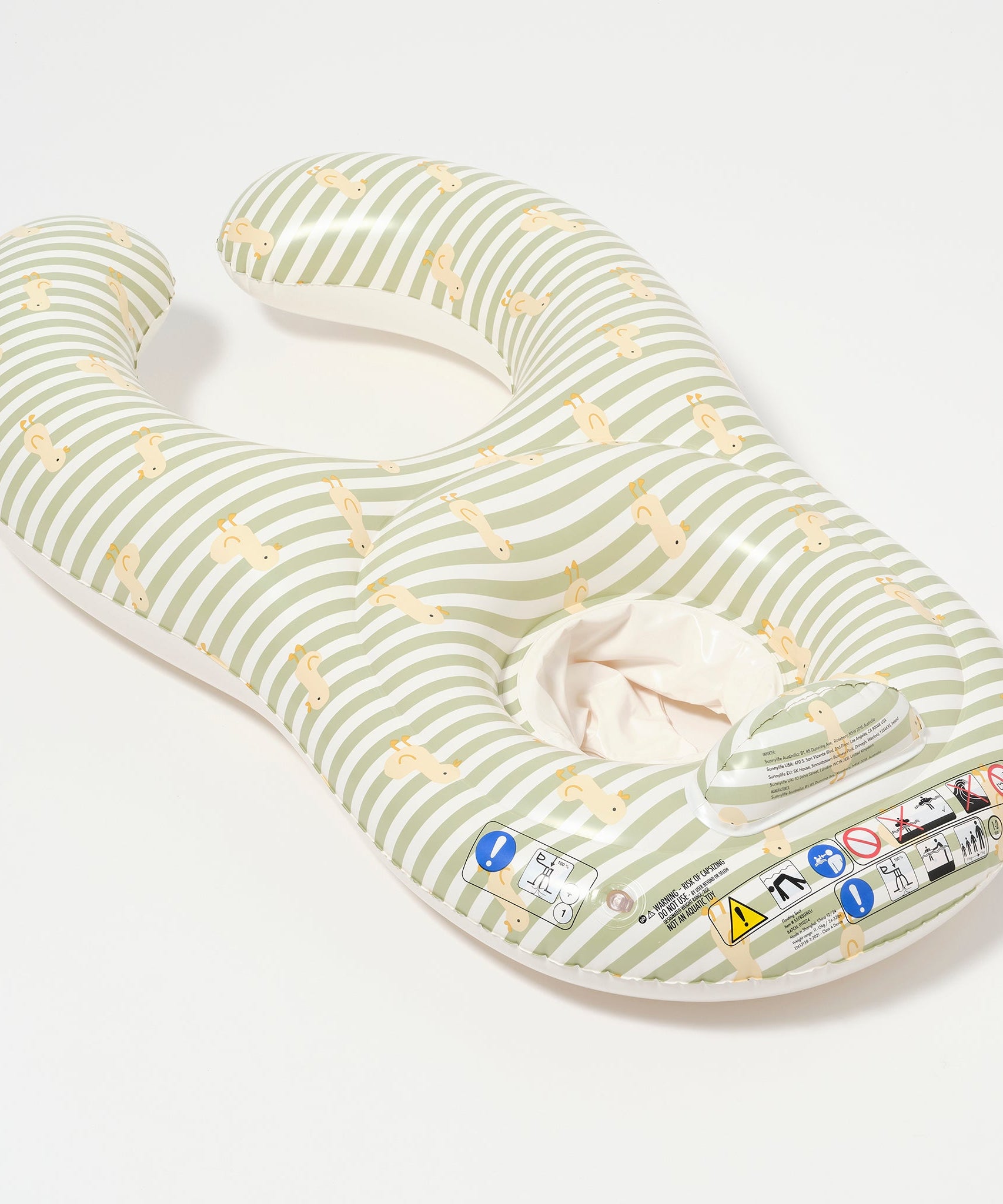 Sunnylife - Утка Sage Детский надувной бассейн и морское кресло