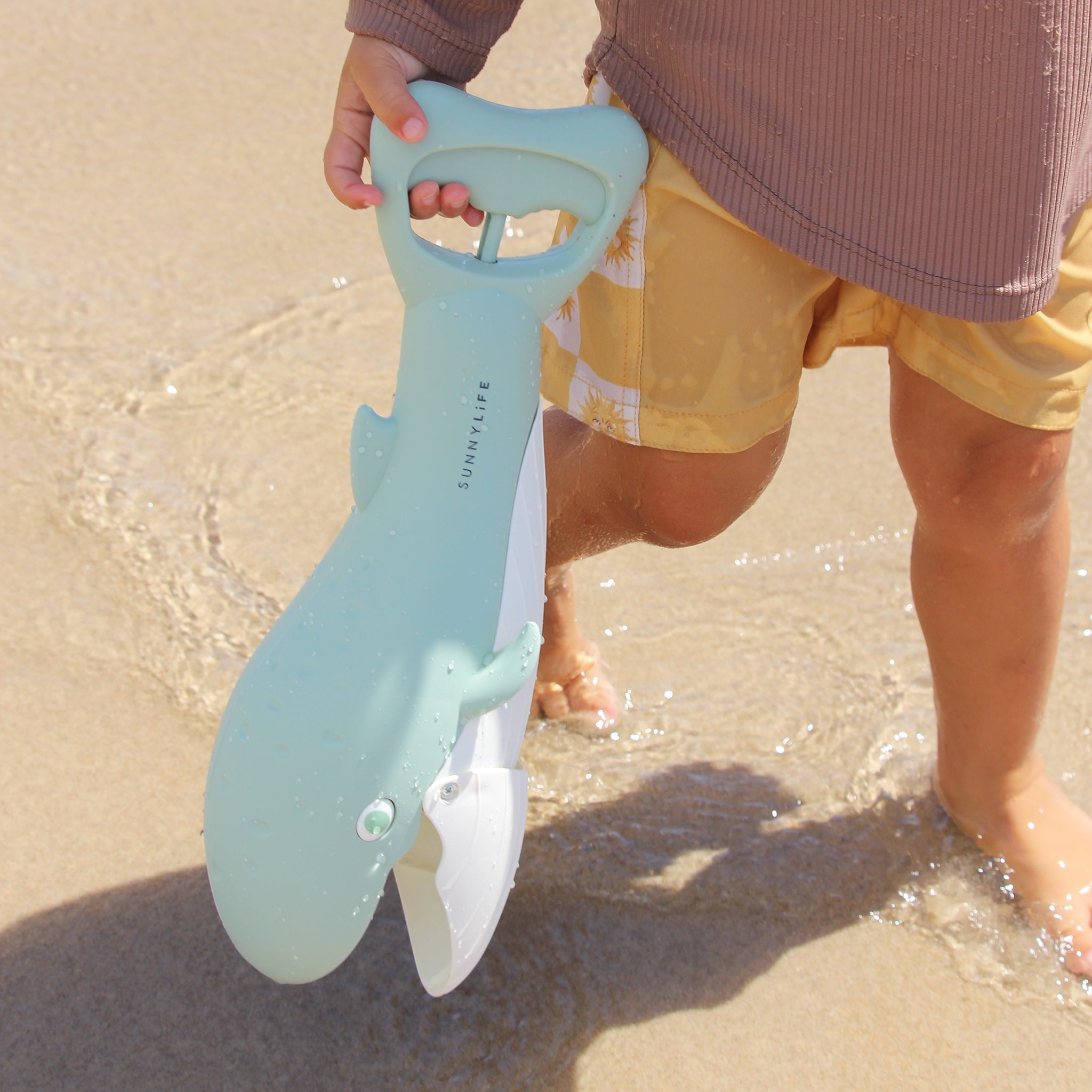 Sunnylife - Игрушка для сбора песка Whale Green