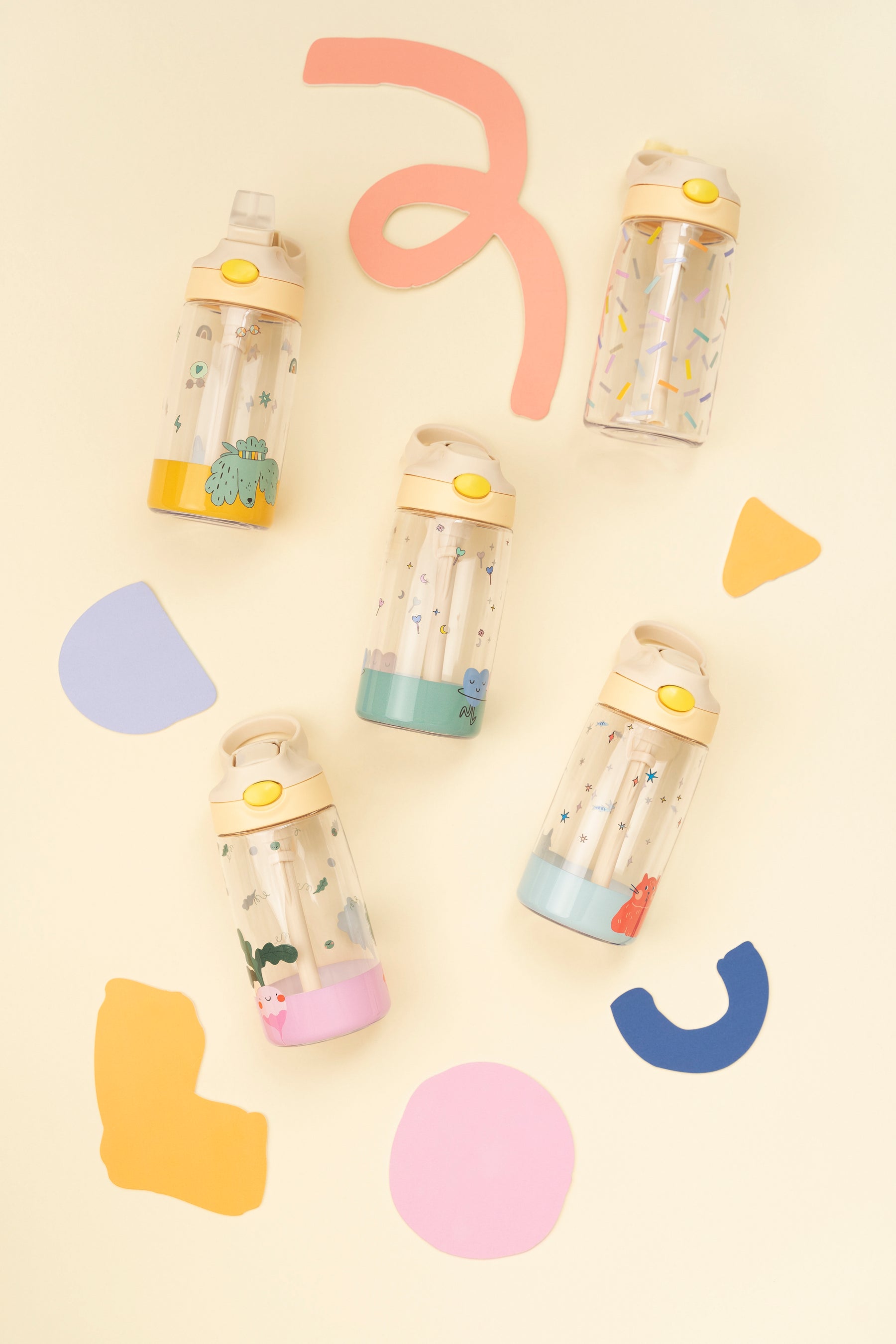 The Cotton Cloud - Funky Dogs 480ML Tritan Gizli Pipetli Suluk