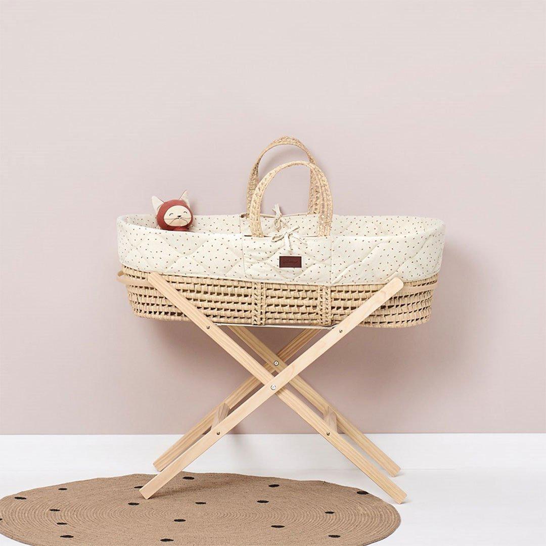 The Little Green Sheep Moses Basket Stand - Natural-Moses Basket Stands- | Natural Baby Shower