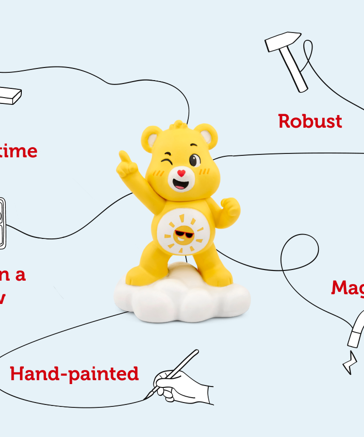 Tonies - Веселый медведь Care Bears с английской озвучкой