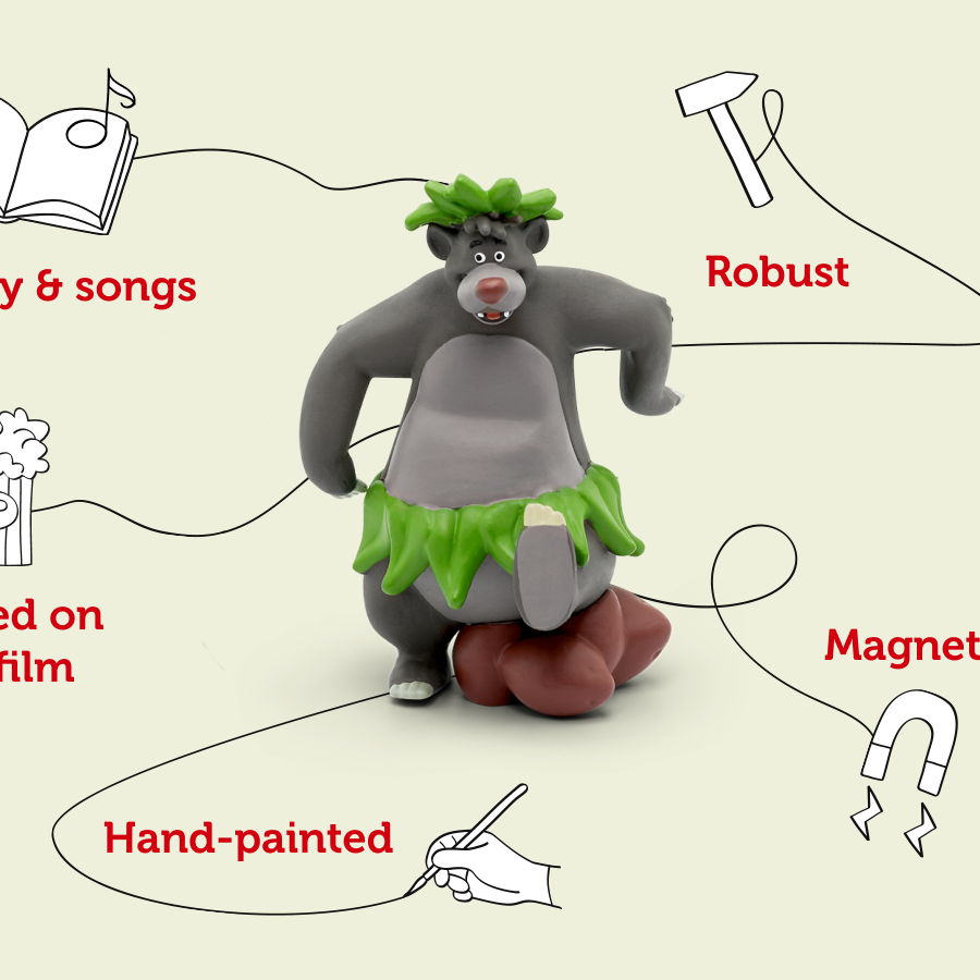 Tonies - Disney Книга джунглей английская звуковая фигурка