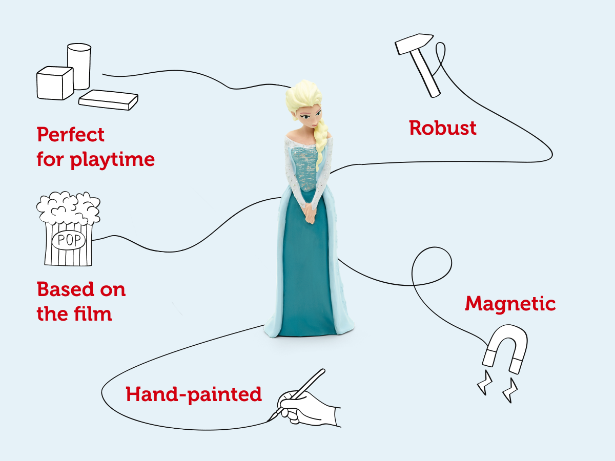 Tonies - Английская Disney Холодное сердце 1 звуковая фигурка