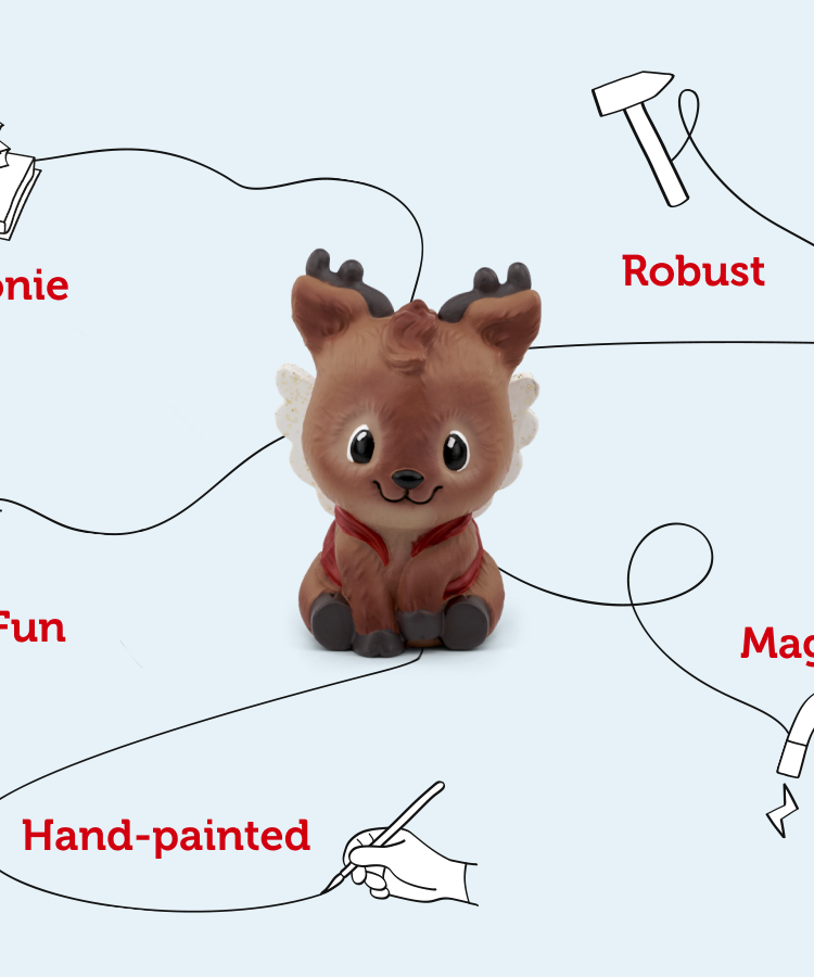 Tonies - Фигурка с английской озвучкой "Рождественское желание маленького северного оленя"