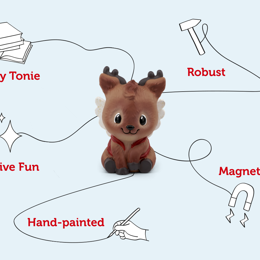 Tonies - Фигурка с английской озвучкой "Рождественское желание маленького северного оленя"