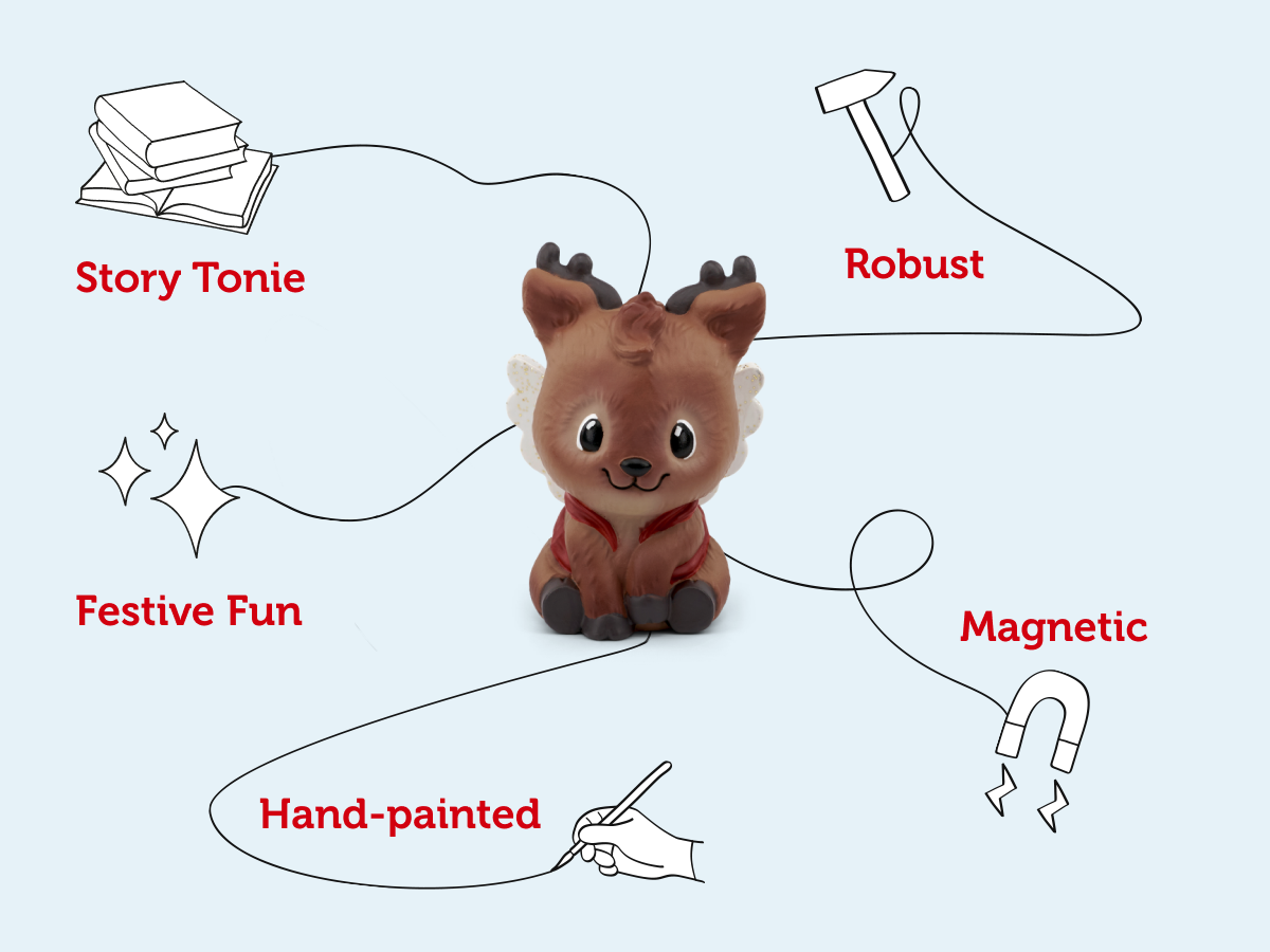 Tonies - Фигурка с английской озвучкой "Рождественское желание маленького северного оленя"