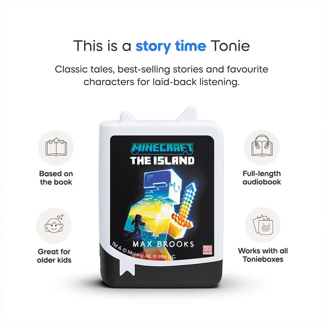 Tonies Book Pocket: Minecraft The Island-Audio Player Cards + Characters- | Natural Baby Shower