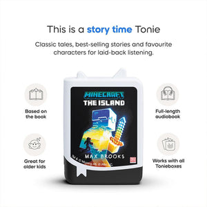 Tonies Book Pocket: Minecraft The Island-Audio Player Cards + Characters- | Natural Baby Shower