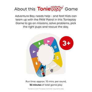 Tonies Paw Patrol Adventure Bay Rescue Heroes Tonieplay Game-Audio Player Cards + Characters- | Natural Baby Shower