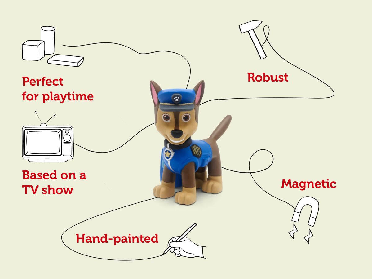 Tonies - Фигурка Щенячий патруль Чейз с английской озвучкой