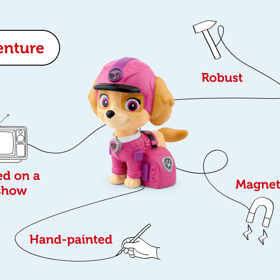 Tonies - Щенячий патруль Лесные щенки: фигурка Skye с английской озвучкой