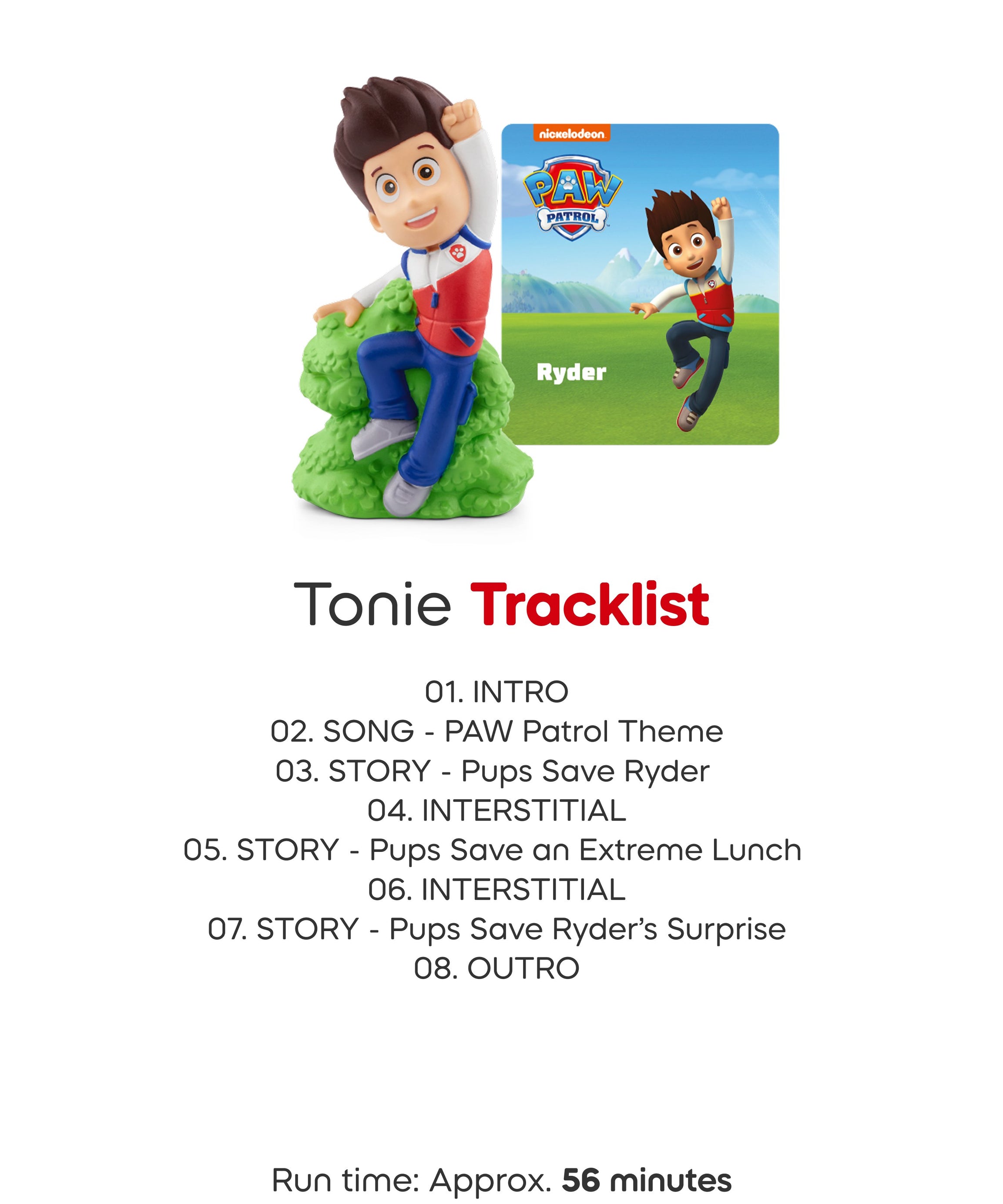 Tonies - Фигурка Райдер из Щенячьего патруля с английской озвучкой