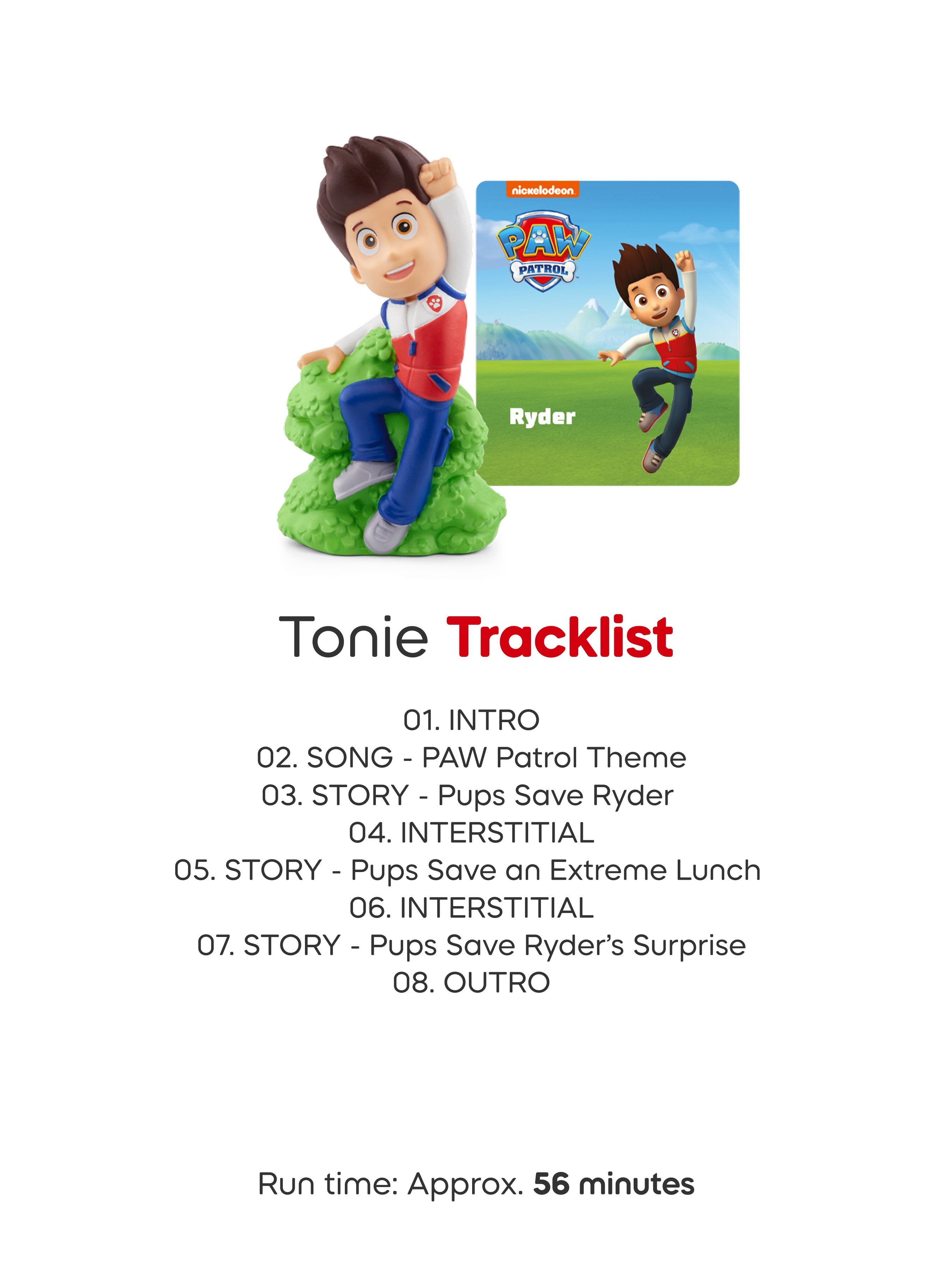 Tonies - Фигурка Райдер из Щенячьего патруля с английской озвучкой