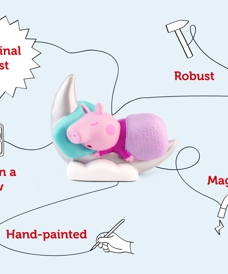 Tonies - Пеппа Свинка Истории на ночь на английском с голосом Фигурка