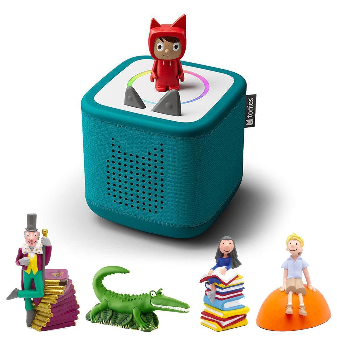 Tonies Toniebox 2 Bundle - Roald Dahl (5pc)-Audio Players-Teal- | Natural Baby Shower