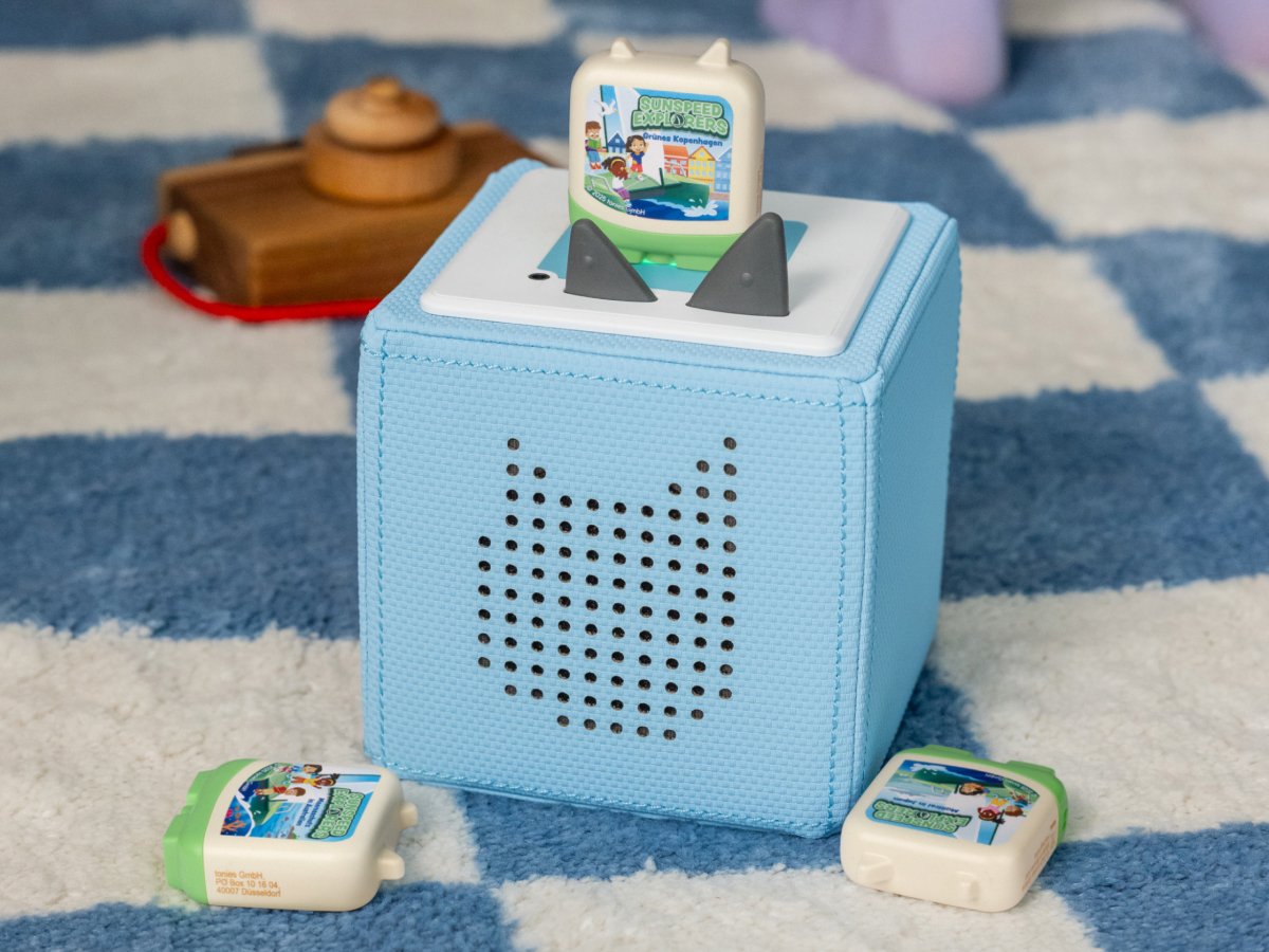 Tonies - Sunspeed Исследователи 4 штуки набор с английской озвучкой