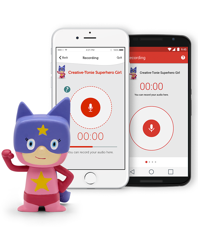 Tonies - Супергеройская девочка творческая фигура для записи звука