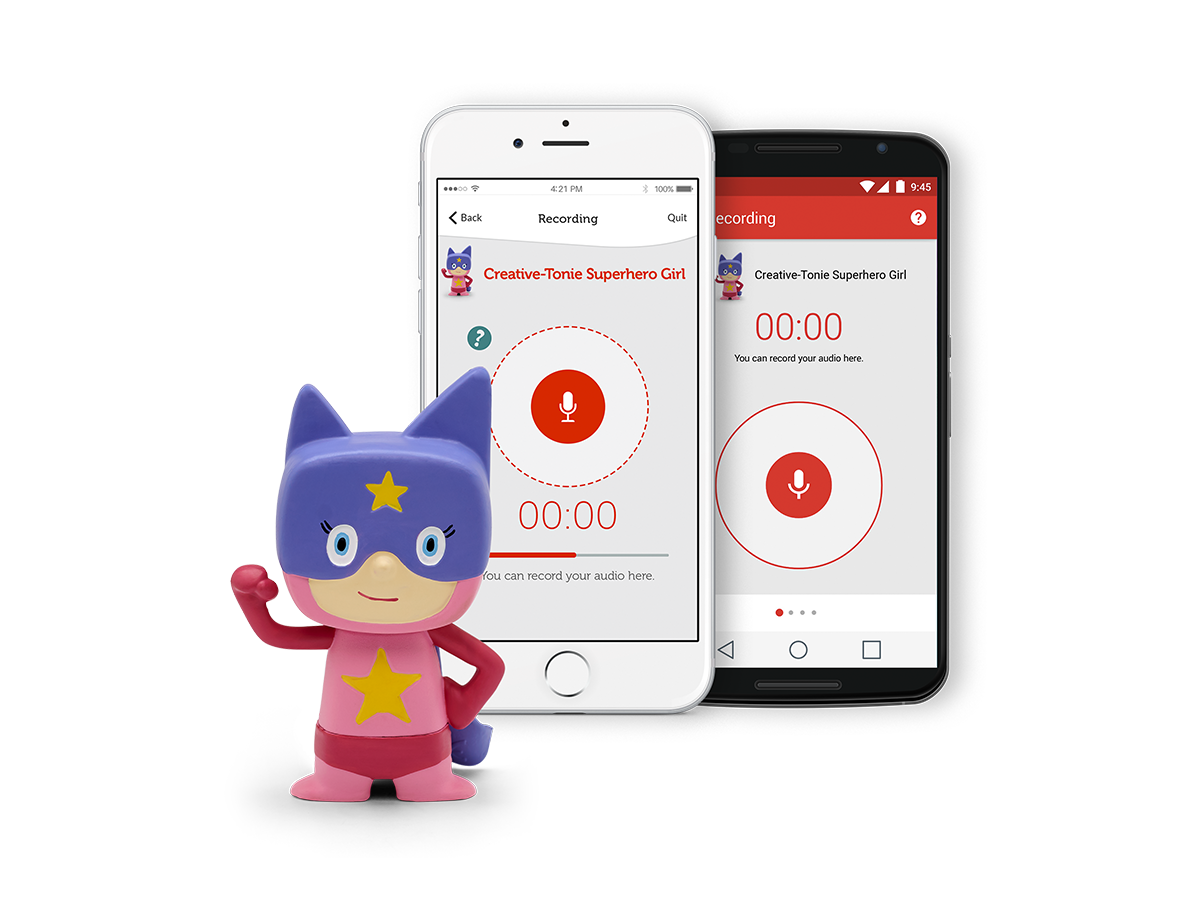 Tonies - Супергеройская девочка творческая фигура для записи звука