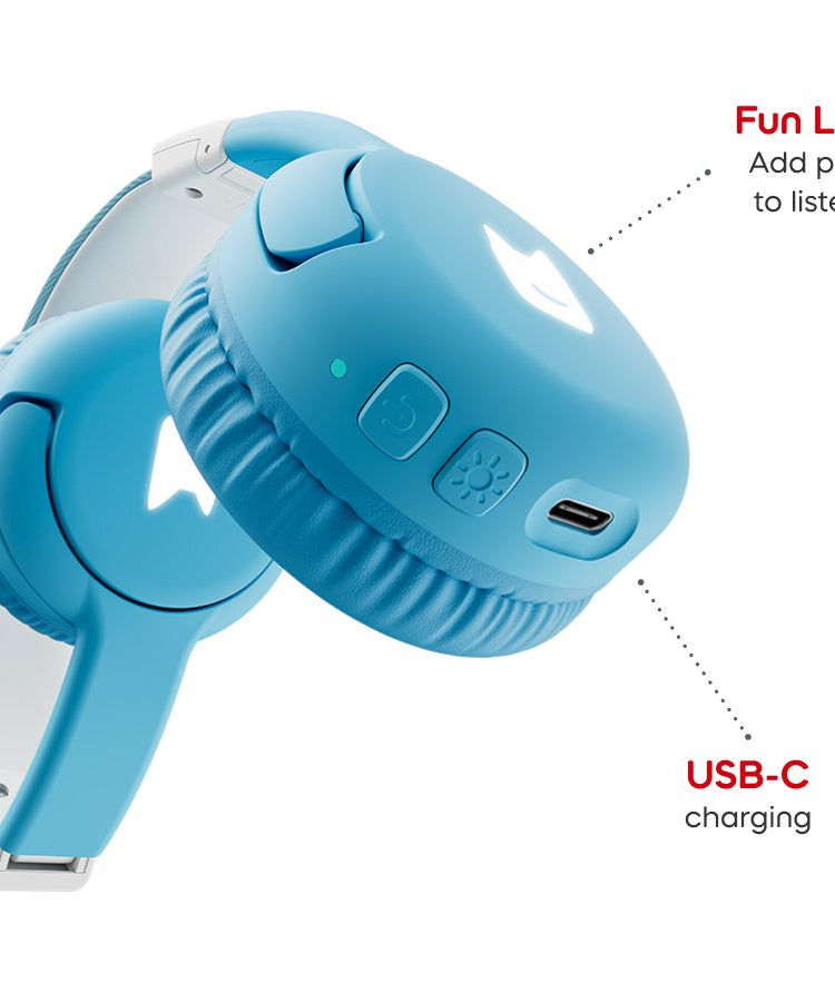 Tonies - Toniebox 2 Bluetooth складные детские наушники облачно-голубого цвета