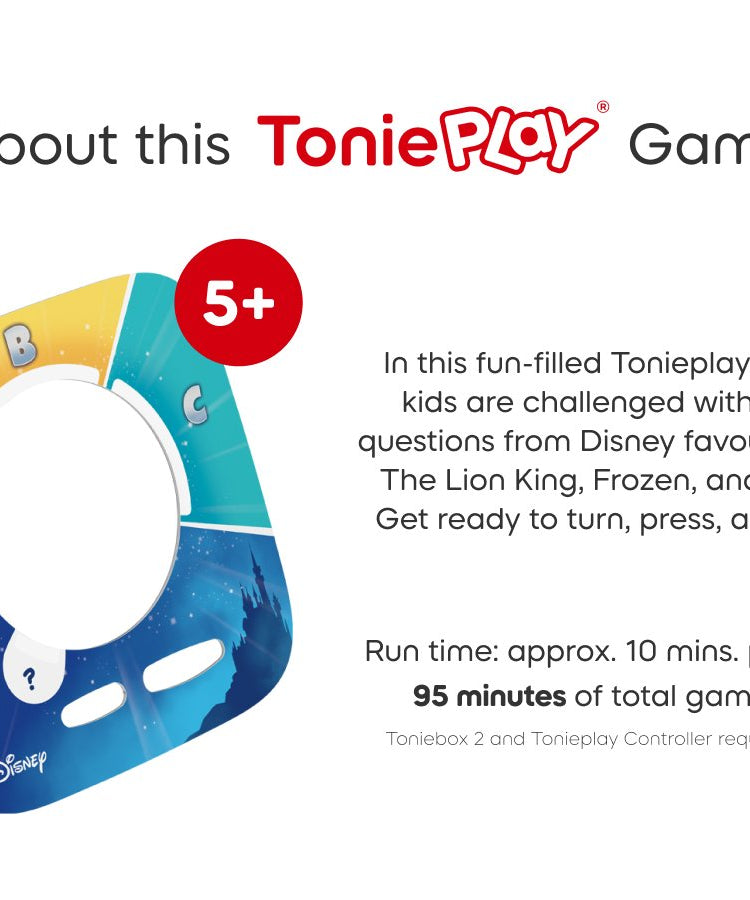 Tonies - Tonieplay Disney Королевство Викторин на английском языке Toniebox 2 Игры