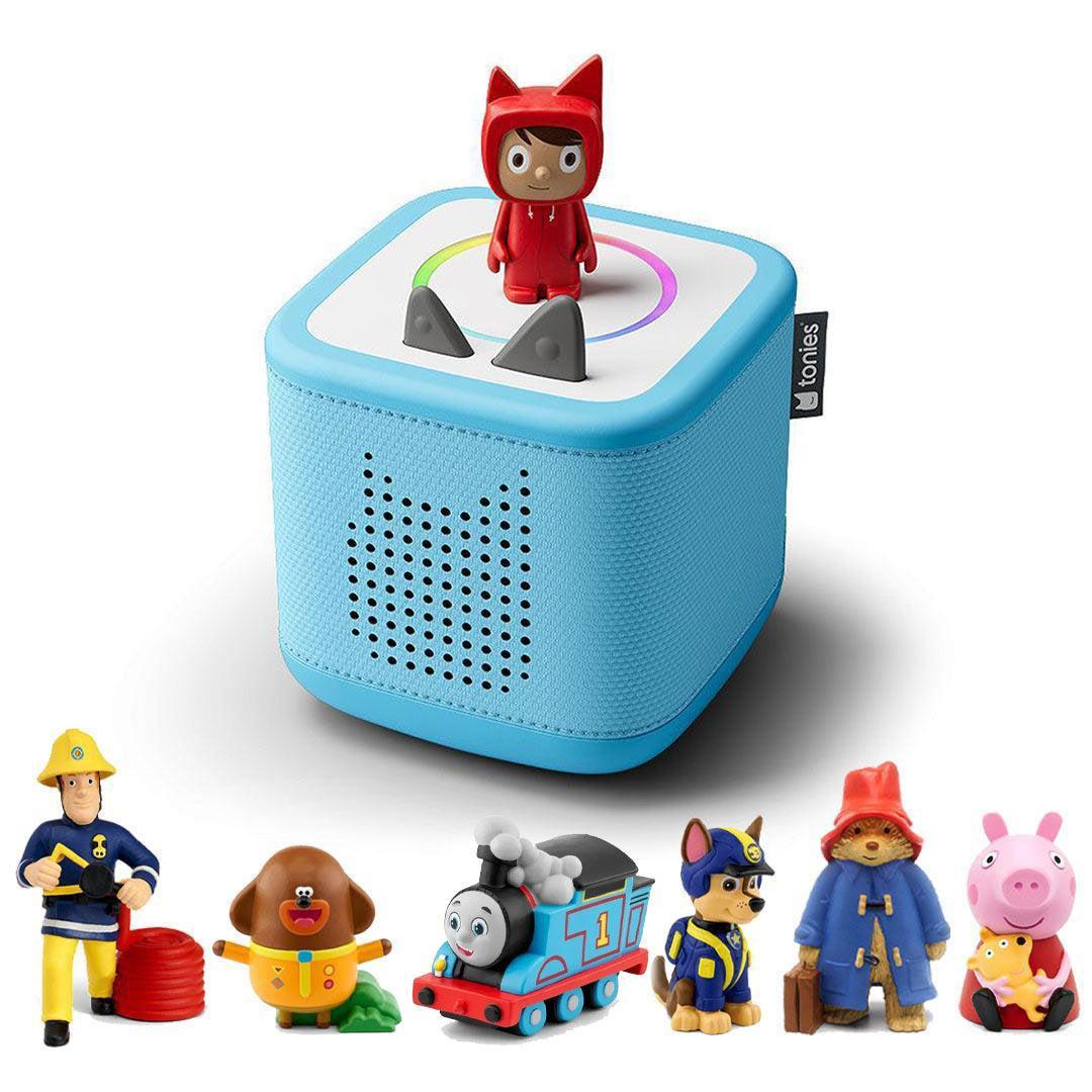 Tonies Toniebox 2 Bundle - TV Favourites (7pc)-Audio Players-Blue- | Natural Baby Shower