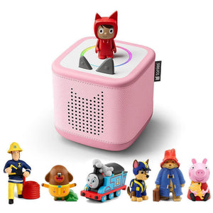 Tonies Toniebox 2 Bundle - TV Favourites (7pc)-Audio Players-Pink- | Natural Baby Shower