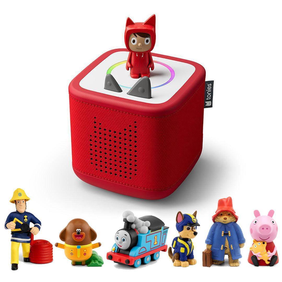 Tonies Toniebox 2 Bundle - TV Favourites (7pc)-Audio Players-Red- | Natural Baby Shower