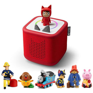 Tonies Toniebox 2 Bundle - TV Favourites (7pc)-Audio Players-Red- | Natural Baby Shower