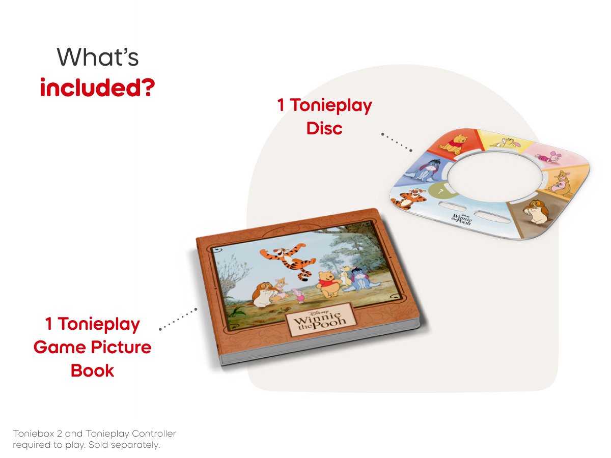 Tonies - Винни-Пух: Исправление путаницы Тигры Английская игра Toniebox 2