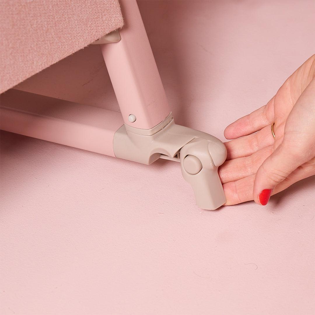 Tutti Bambini Cozee Air 2 Bedside Crib - Drifted Oak / Blush-Cribs-Drifted Oak / Blush- | Natural Baby Shower