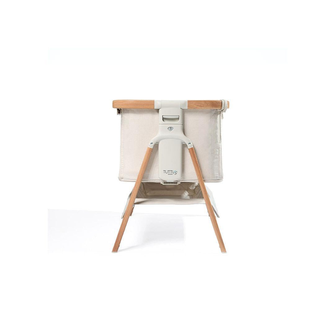 Tutti Bambini CoZee Air Bedside Crib - Scandinavian Walnut/Ecru-Bedside Cribs-Scandinavian Walnut/Ecru-Crib | Natural Baby Shower