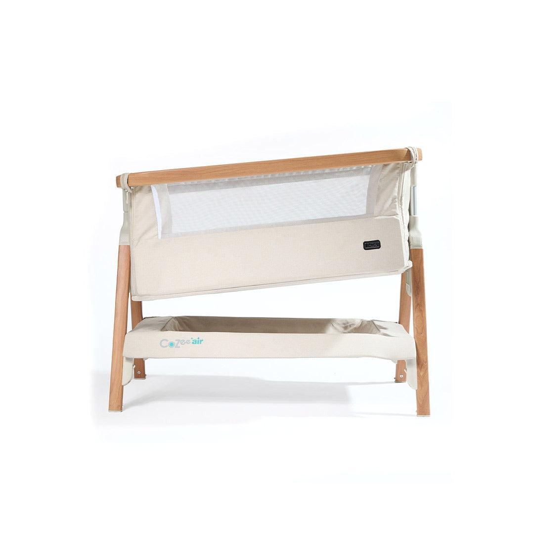 Tutti Bambini CoZee Air Bedside Crib - Scandinavian Walnut/Ecru-Bedside Cribs-Scandinavian Walnut/Ecru-Crib | Natural Baby Shower