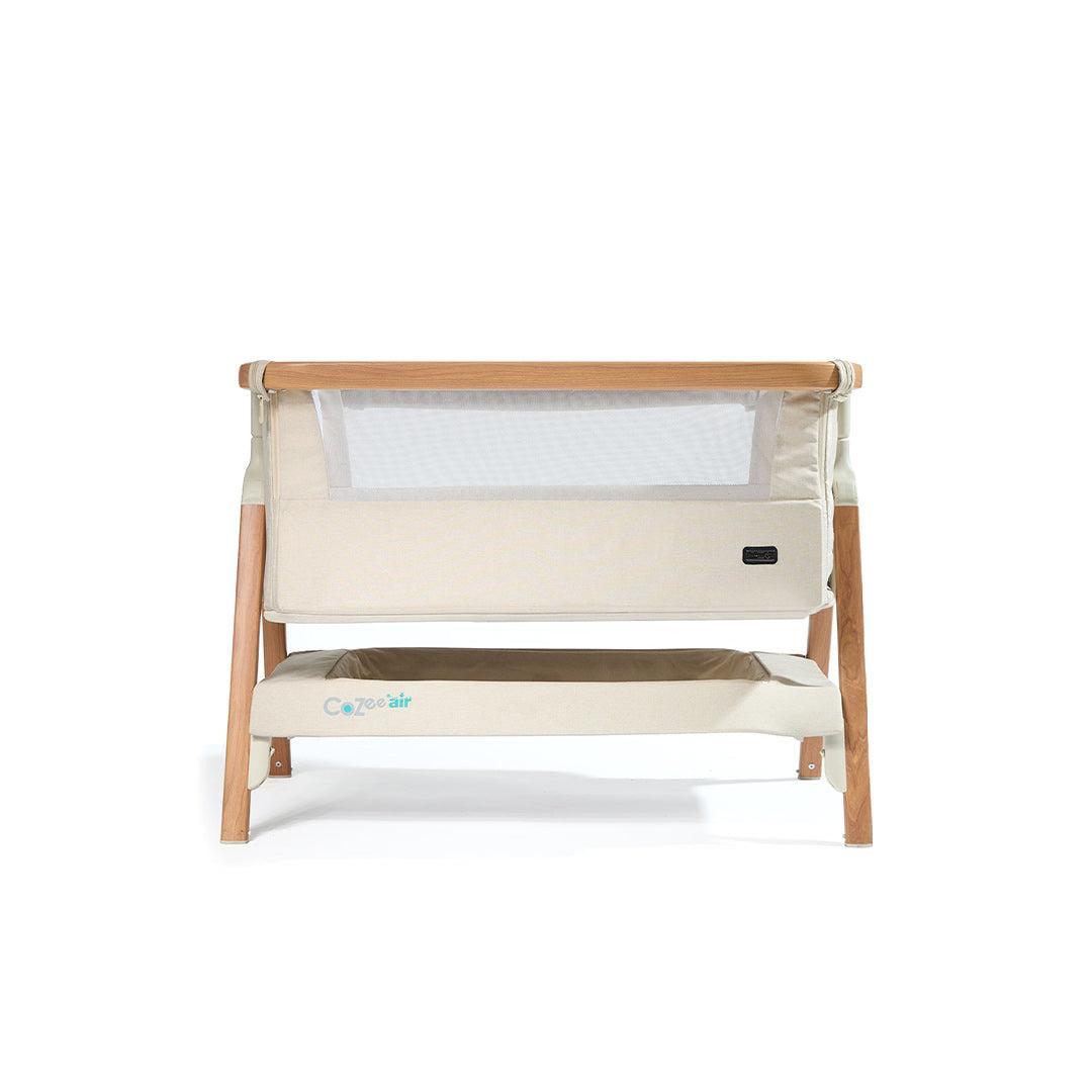 Tutti Bambini CoZee Air Bedside Crib - Scandinavian Walnut/Ecru-Bedside Cribs-Scandinavian Walnut/Ecru-Crib | Natural Baby Shower