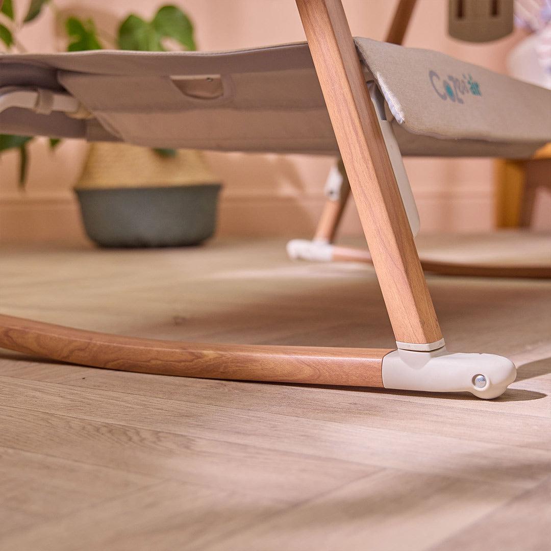 Tutti Bambini CoZee Air Bedside Crib - Scandinavian Walnut/Ecru-Bedside Cribs-Scandinavian Walnut/Ecru-Crib | Natural Baby Shower