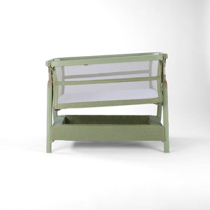 Tutti Bambini Cozee Zen Bedside Crib - Eucalyptus-Cribs-Eucalyptus- | Natural Baby Shower