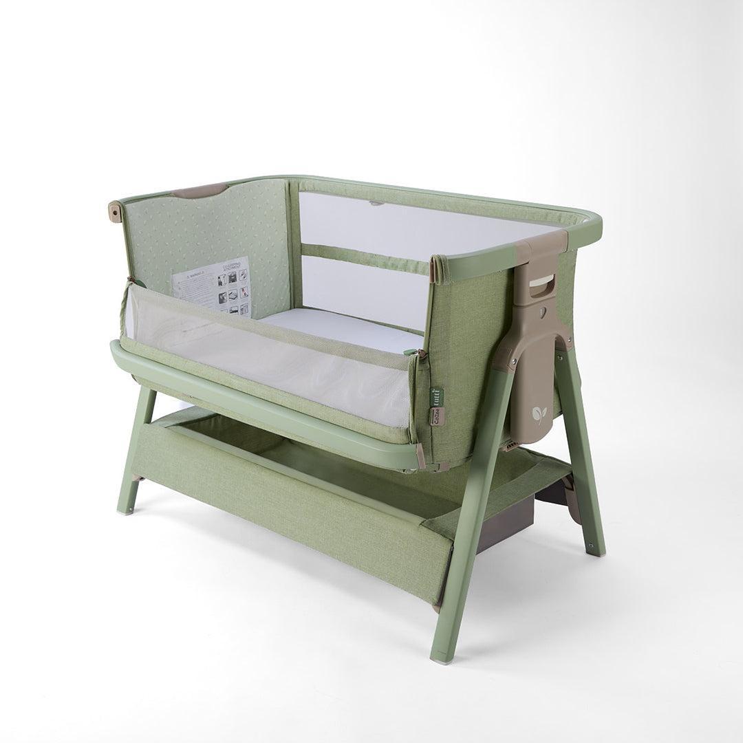 Tutti Bambini Cozee Zen Bedside Crib - Eucalyptus-Cribs-Eucalyptus- | Natural Baby Shower