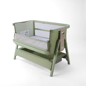 Tutti Bambini Cozee Zen Bedside Crib - Eucalyptus-Cribs-Eucalyptus- | Natural Baby Shower