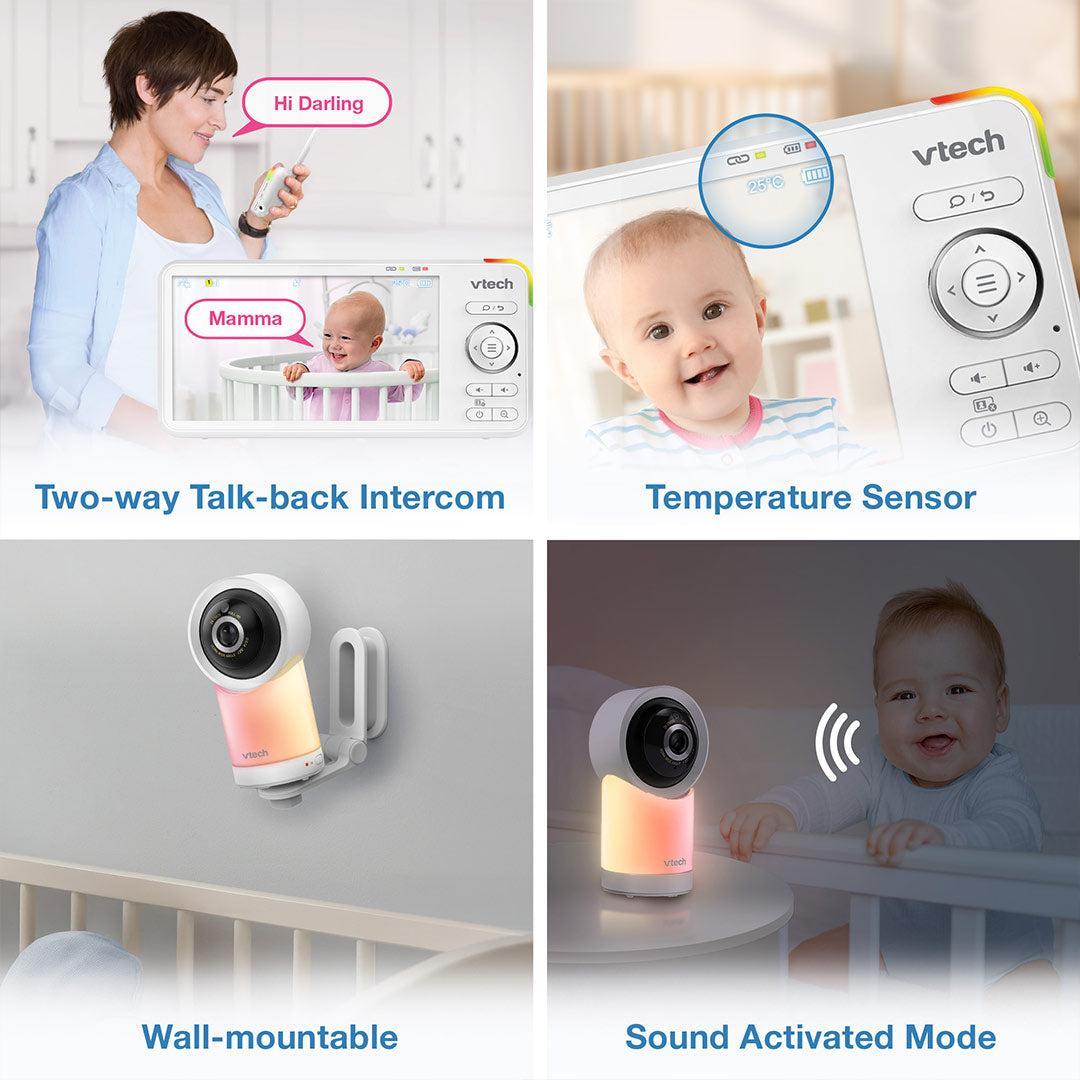Vtech RM5766 HD 5in Wifi Monitor-Baby Monitors- | Natural Baby Shower