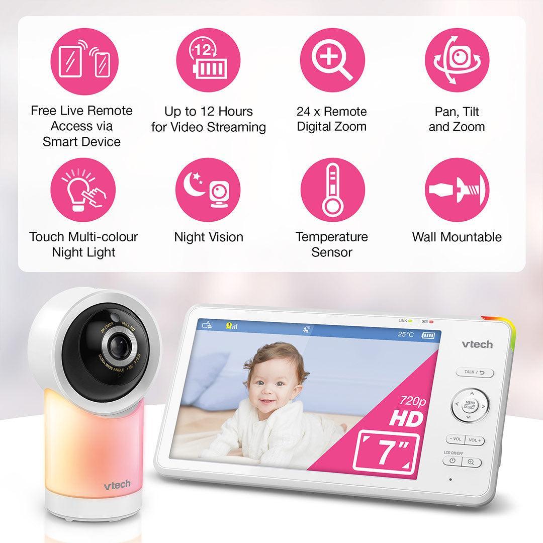 Vtech RM7766 HD 7in Wifi Monitor-Baby Monitors- | Natural Baby Shower