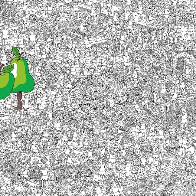 Где Уолли? Официальная раскраска