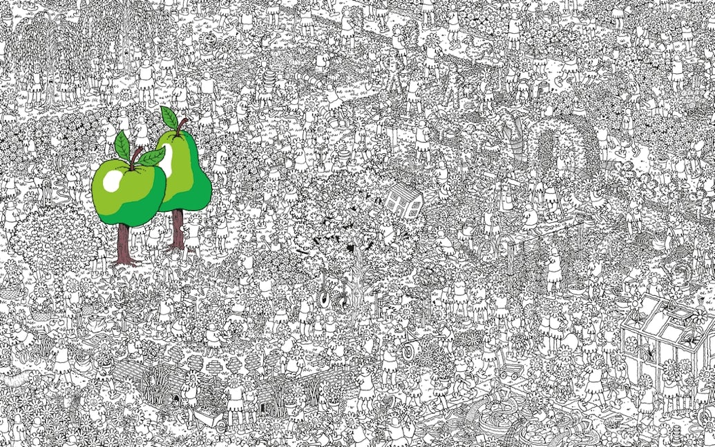 Где Уолли? Официальная раскраска