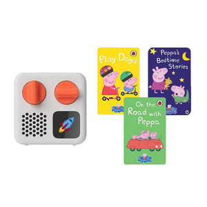Yoto Mini Player Bundle - Peppa Pig | 2024 Edition-Audio Players-No Headphones- | Natural Baby Shower