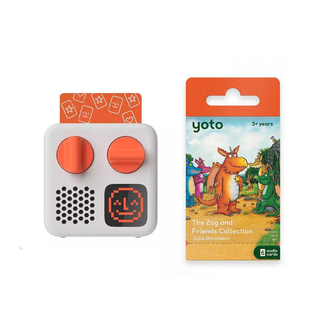 Yoto Mini Player Bundle - Zog And Friends Collection | 2024 Edition-Audio Players-No Headphones- | Natural Baby Shower